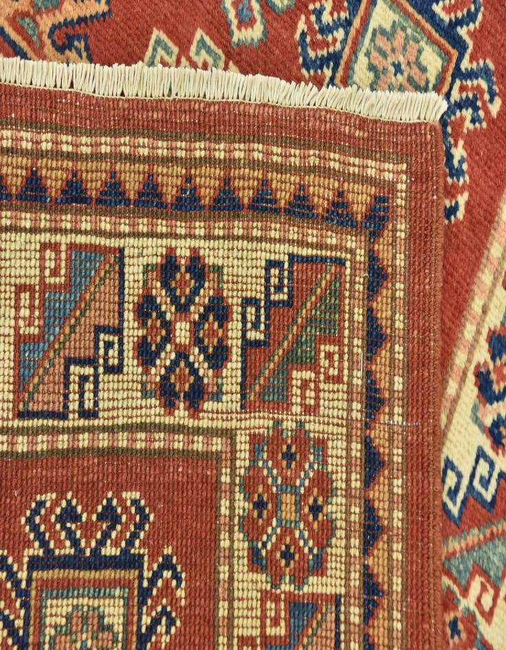 Detail image of  2' 9 x 3' 10  Hand Knotted Kazak Rug