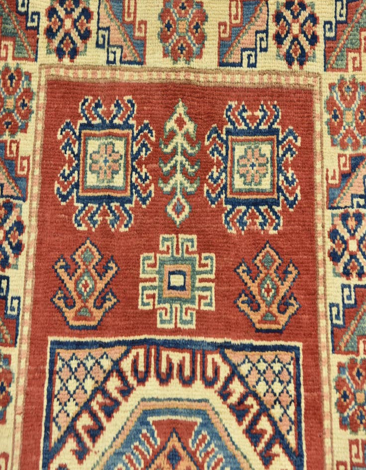Detail image of  2' 9 x 3' 10  Hand Knotted Kazak Rug