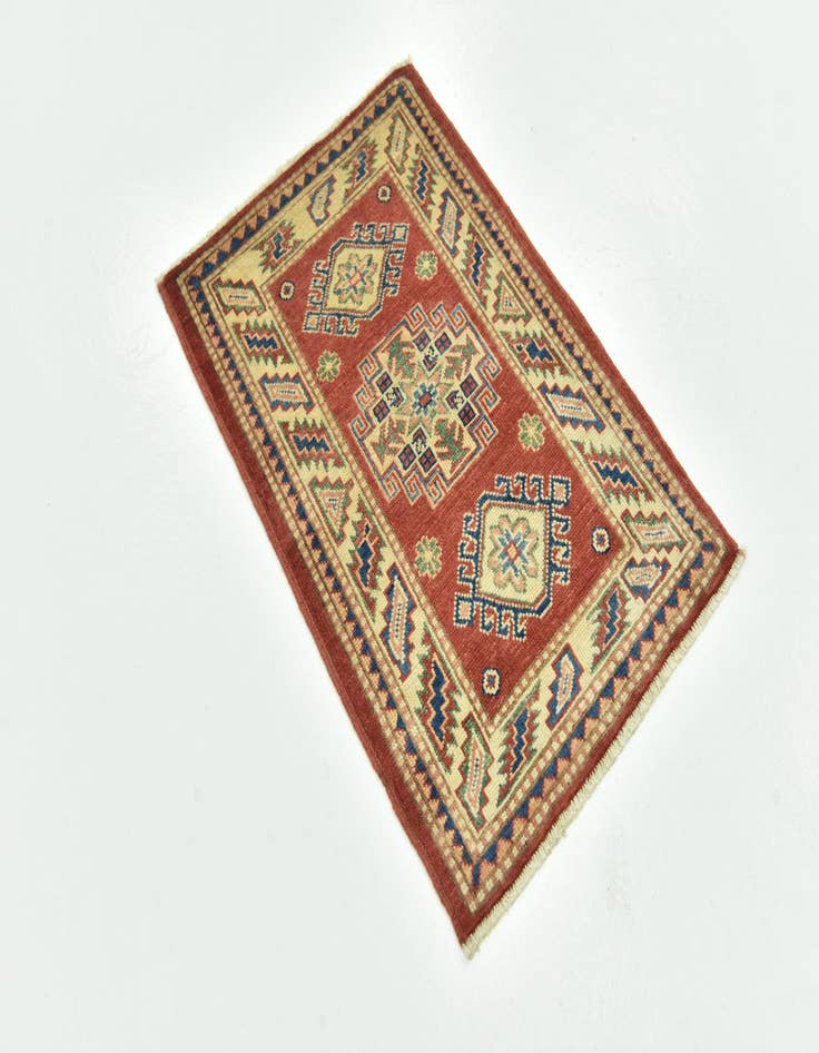 Detail image of 2' x 3' 2 Hand Knotted Kazak Rug