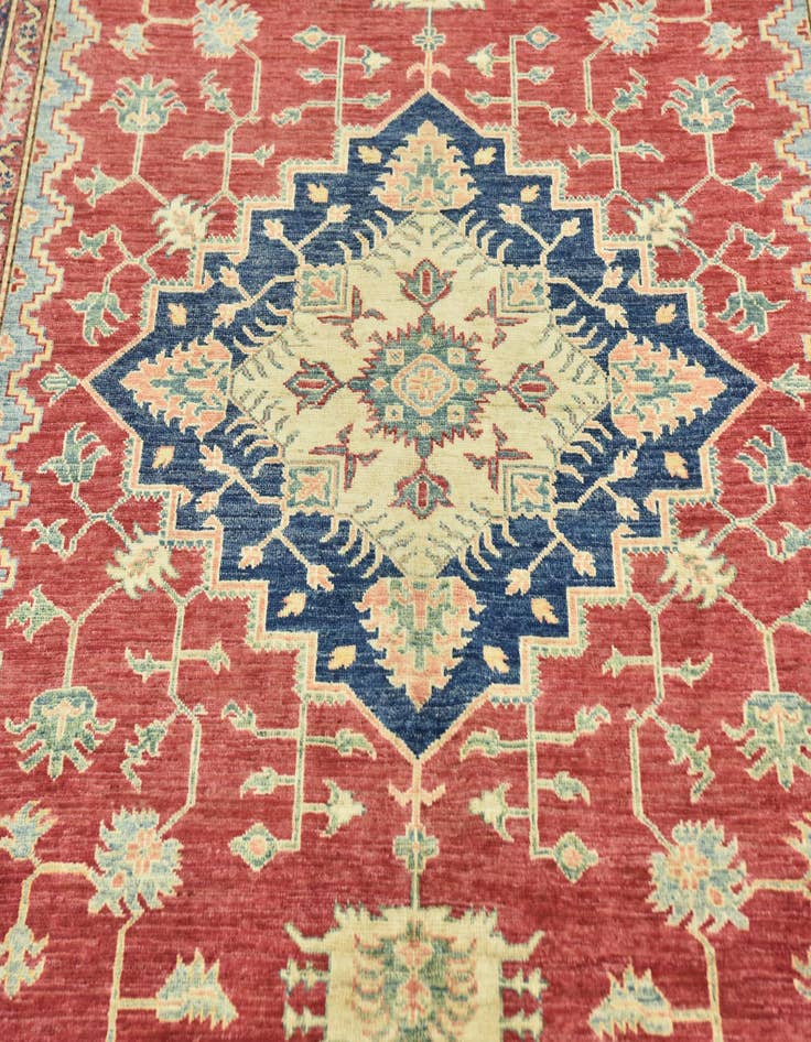 Detail image of  6' 6 x 9' 8  Hand Knotted Kazak Oriental Rug