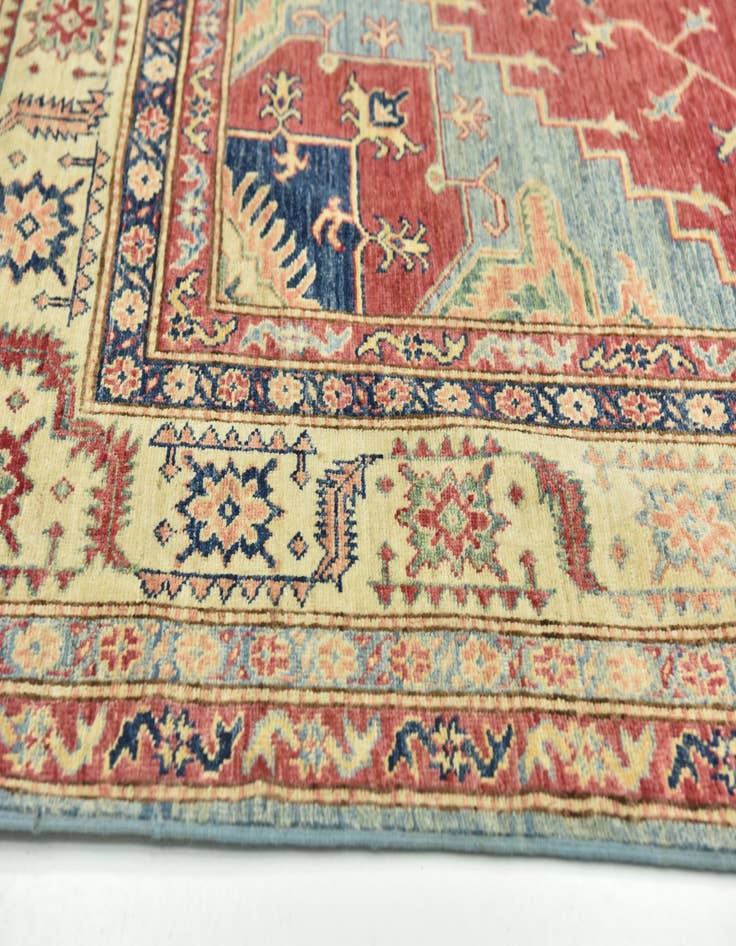 Detail image of  6' 6 x 9' 8  Hand Knotted Kazak Oriental Rug