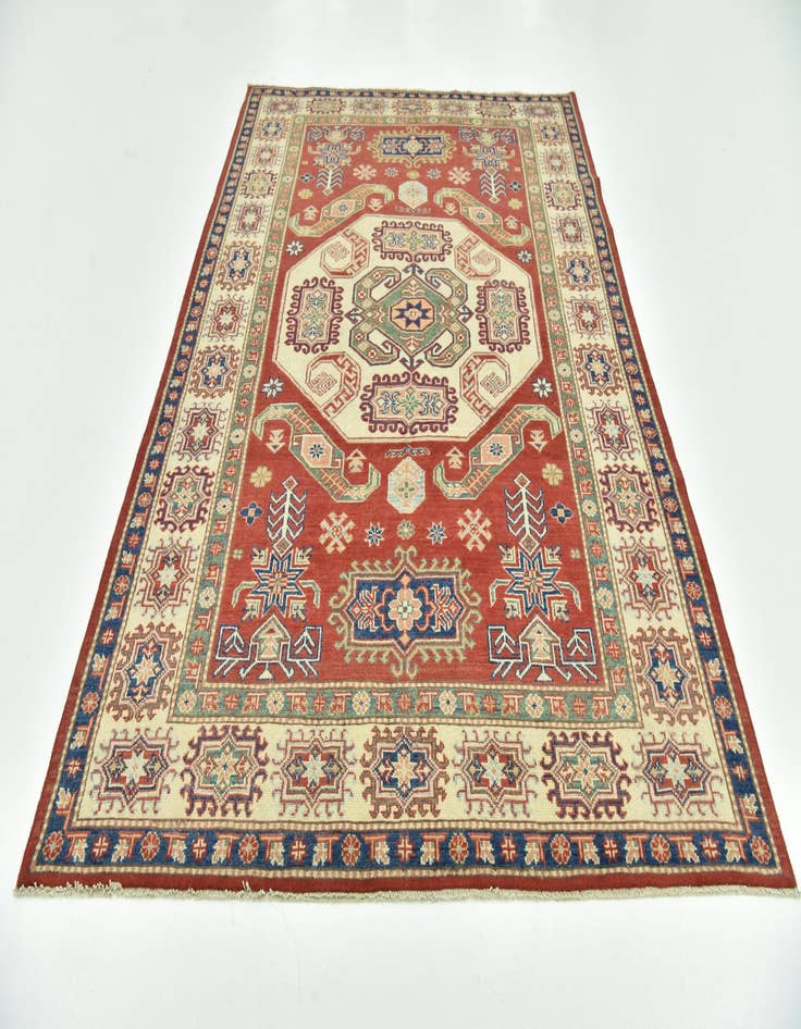 Detail image of  6' 3 x 8' 7  Hand Knotted Kazak Rug