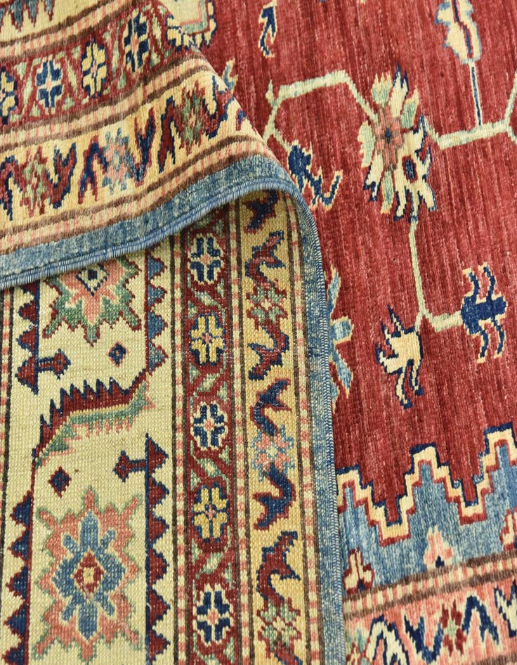 Detail image of  6' 7 x 9' 9  Hand Knotted Kazak Oriental Rug