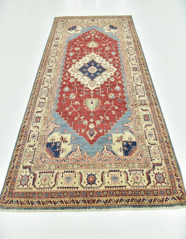 Detail image of  6' 7 x 9' 9  Hand Knotted Kazak Oriental Rug