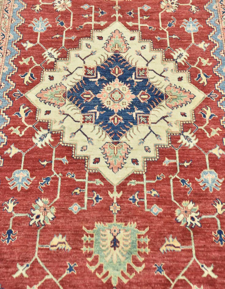 Detail image of  6' 7 x 9' 9  Hand Knotted Kazak Oriental Rug