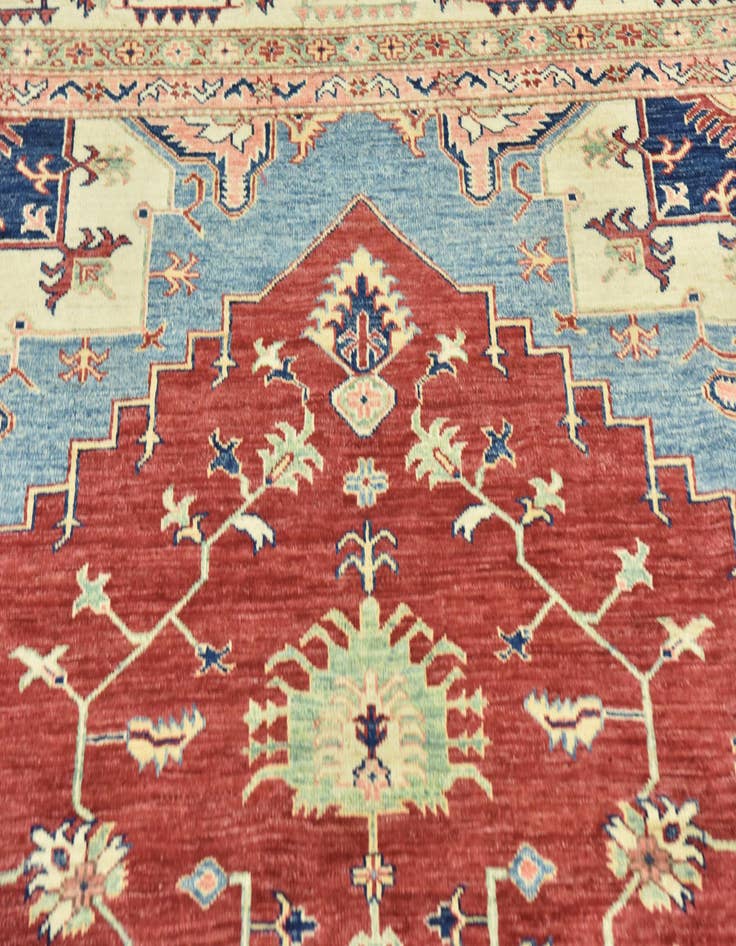 Detail image of  6' 7 x 9' 9  Hand Knotted Kazak Oriental Rug