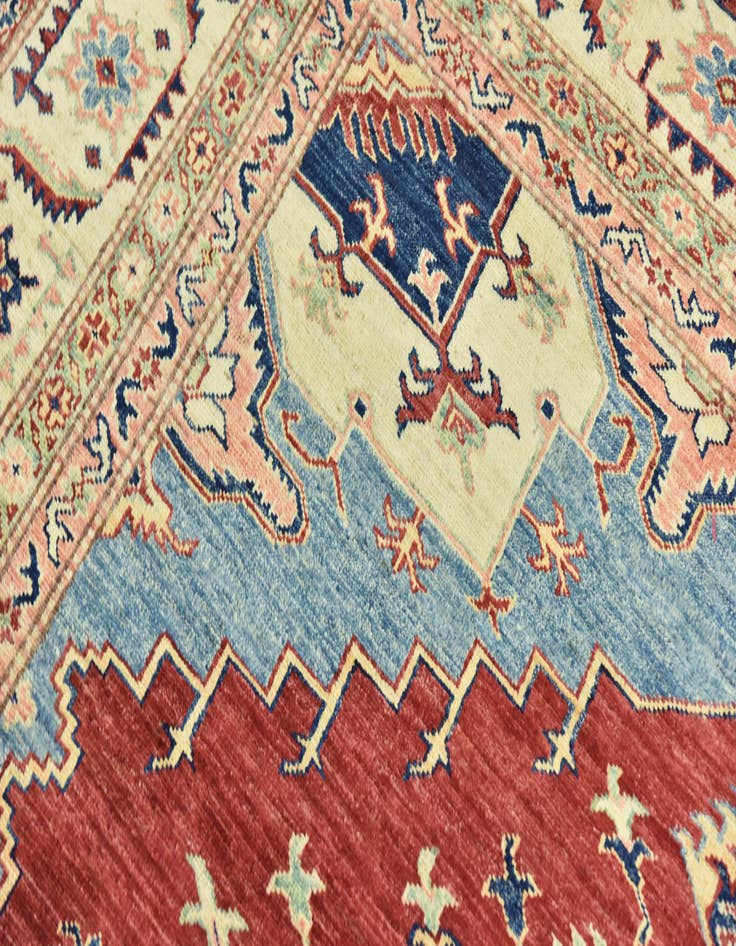Detail image of  6' 7 x 9' 9  Hand Knotted Kazak Oriental Rug
