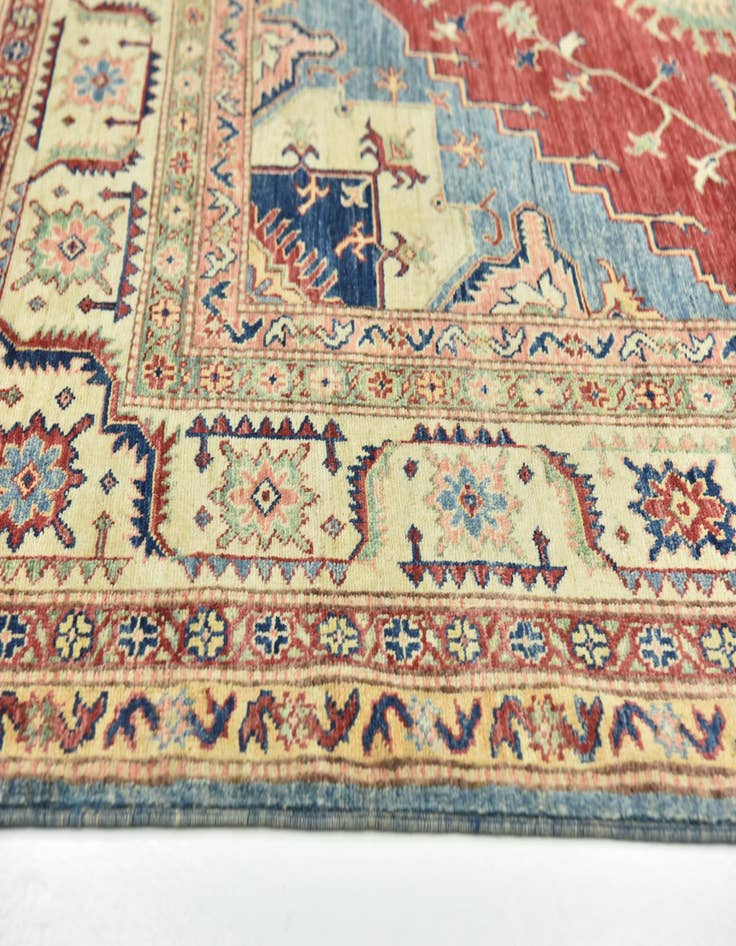 Detail image of  6' 7 x 9' 9  Hand Knotted Kazak Oriental Rug