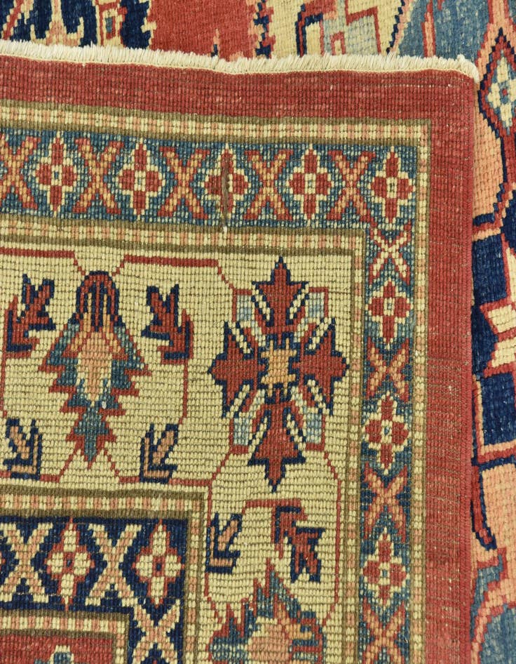 Detail image of  6' 3 x 8' 7  Hand Knotted Kazak Rug