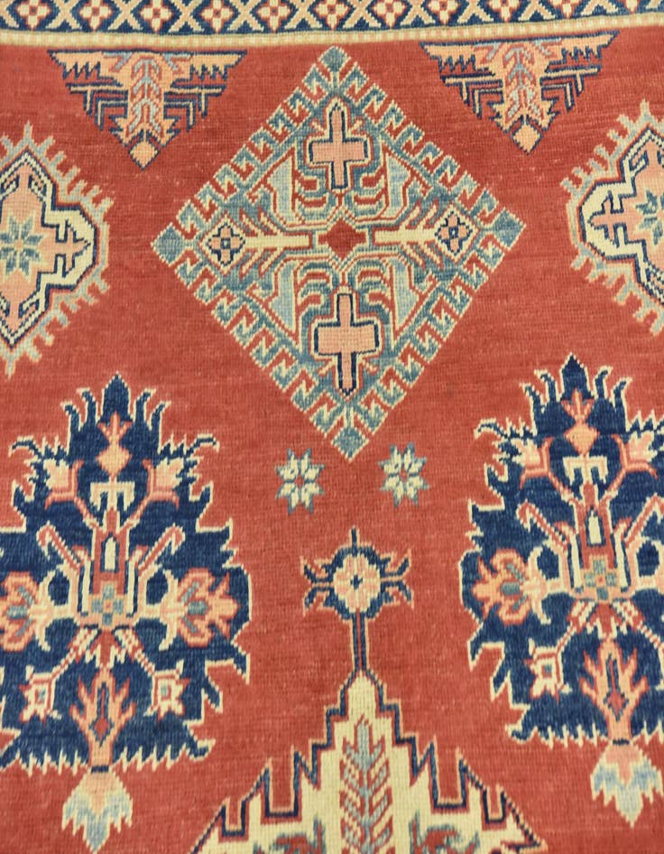 Detail image of  6' 3 x 8' 7  Hand Knotted Kazak Rug