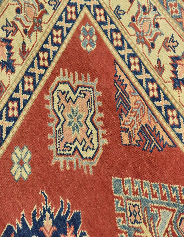 Detail image of  6' 3 x 8' 7  Hand Knotted Kazak Rug