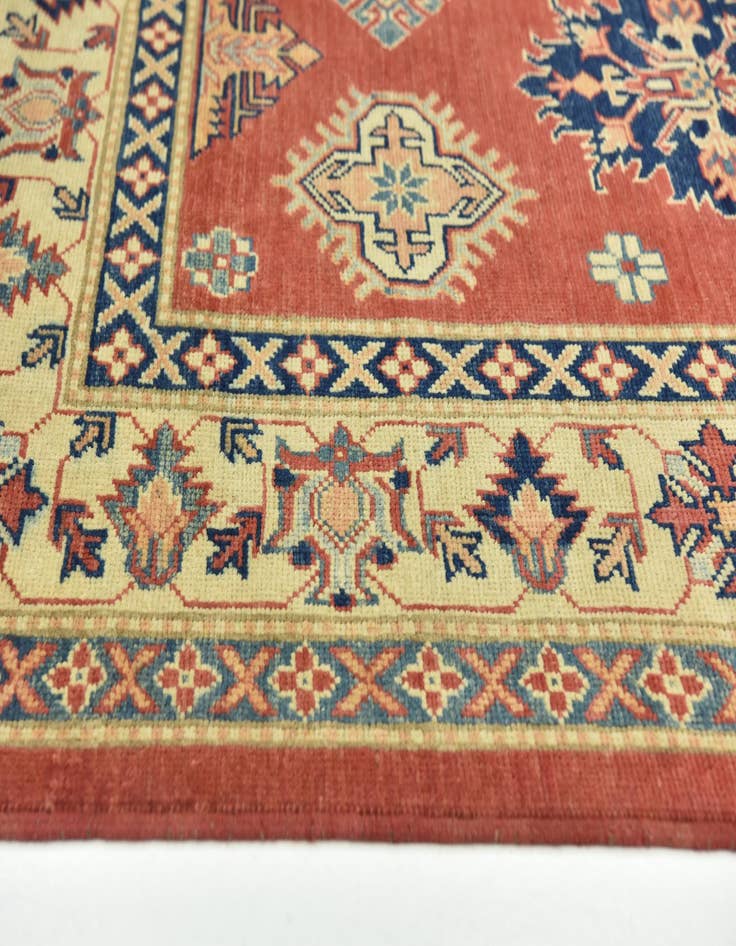 Detail image of  6' 3 x 8' 7  Hand Knotted Kazak Rug