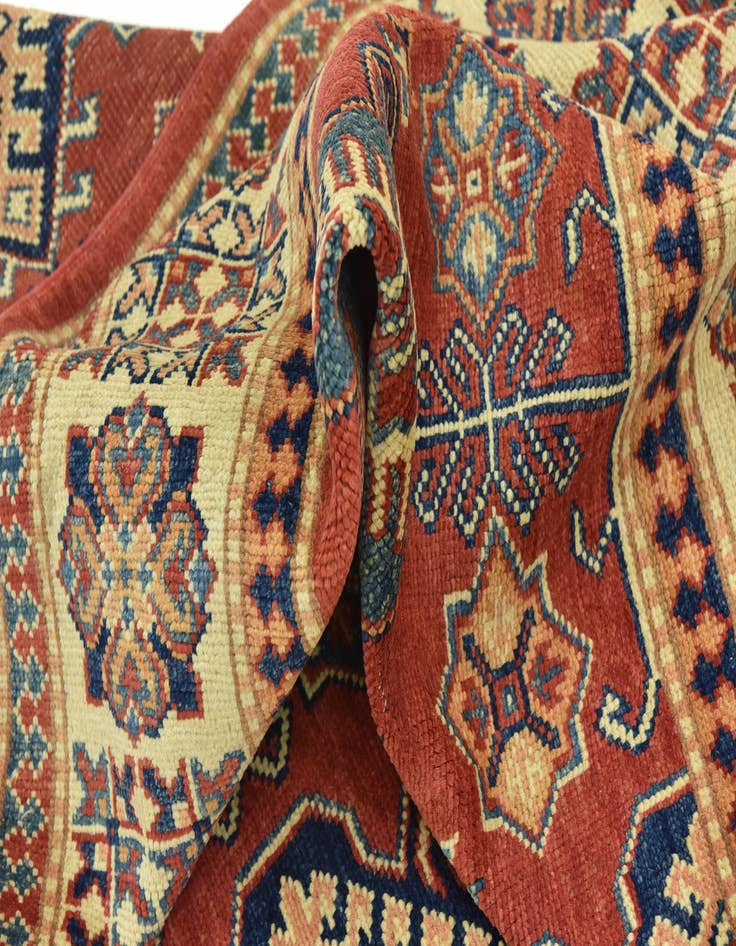 Detail image of  5' 10 x 8' 9  Hand Knotted Kazak Rug