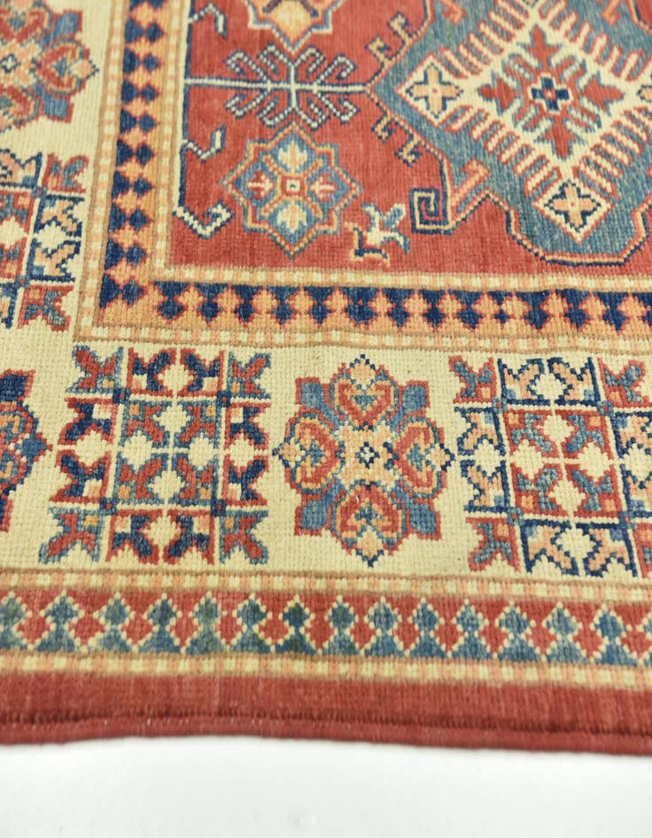 Detail image of  5' 10 x 8' 9  Hand Knotted Kazak Rug