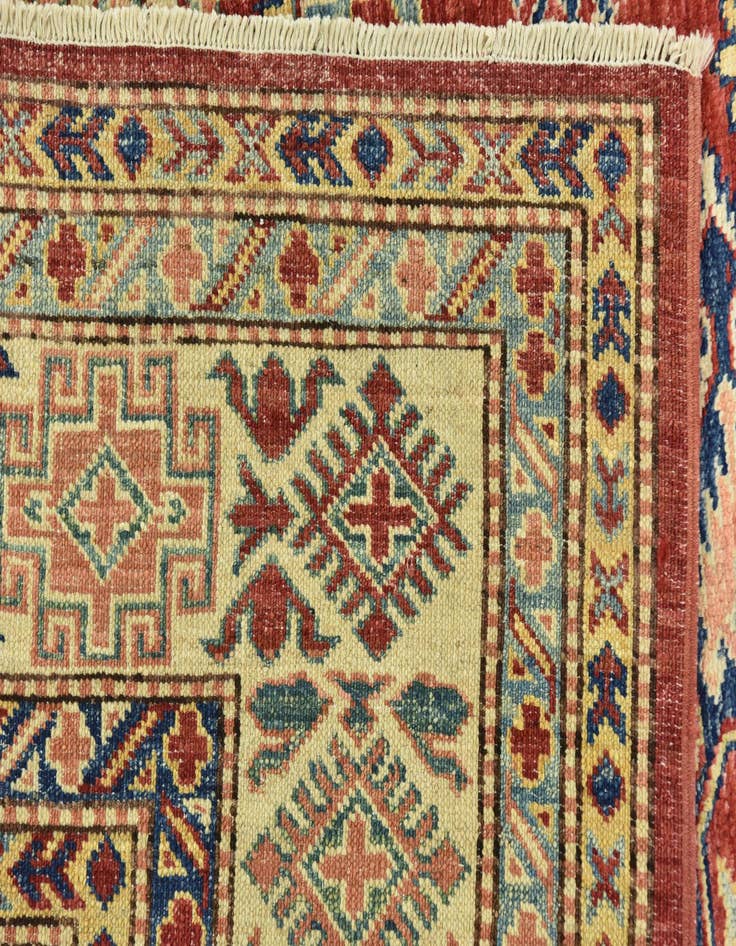 Detail image of  7' 1 x 9' 9  Hand Knotted Kazak Rug