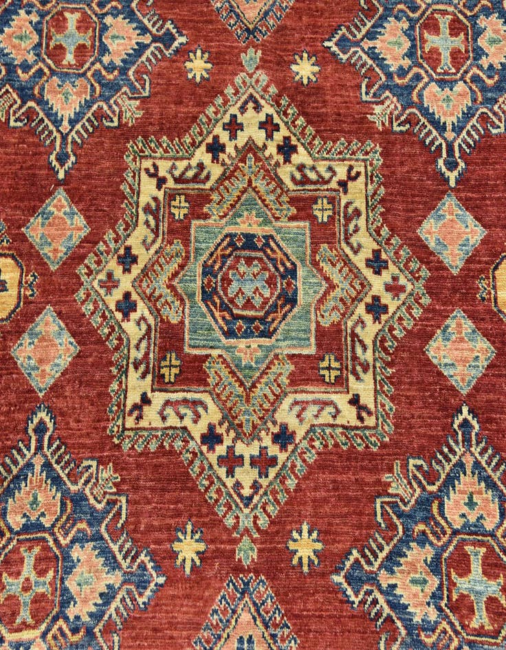 Detail image of  7' 1 x 9' 9  Hand Knotted Kazak Rug