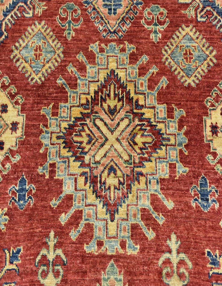 Detail image of  7' 1 x 9' 9  Hand Knotted Kazak Rug
