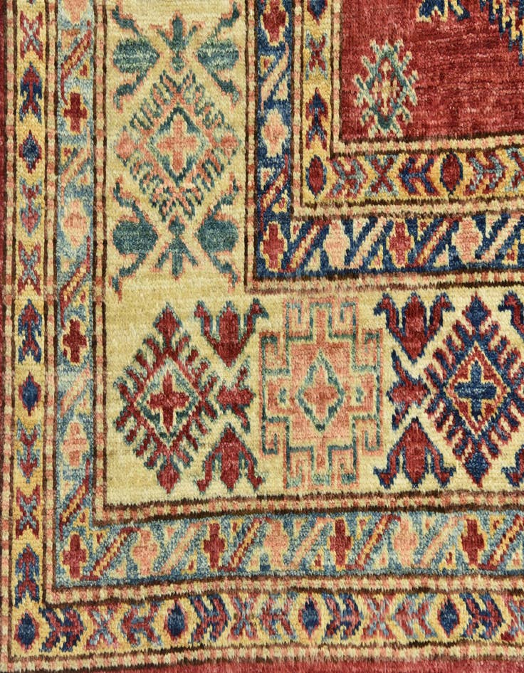 Detail image of  7' 1 x 9' 9  Hand Knotted Kazak Rug