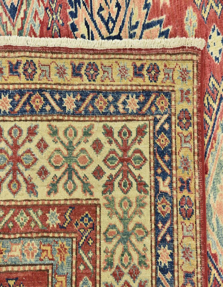 Detail image of  6' 7 x 9' 9  Hand Knotted Kazak Oriental Rug
