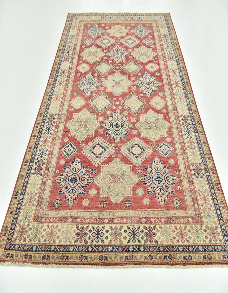 Detail image of  6' 7 x 9' 9  Hand Knotted Kazak Oriental Rug