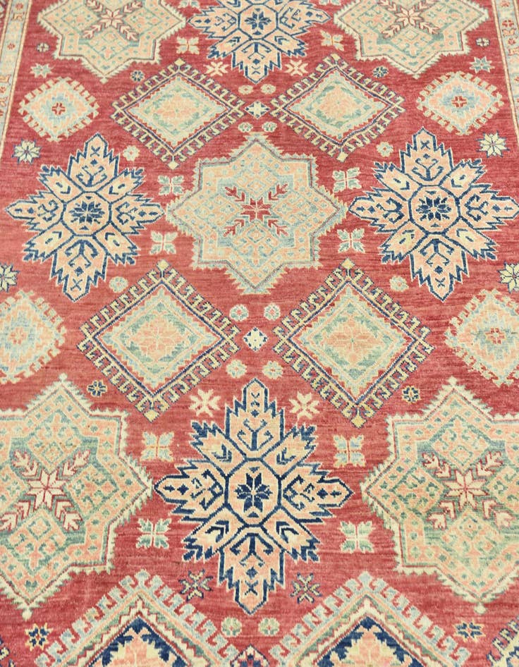 Detail image of  6' 7 x 9' 9  Hand Knotted Kazak Oriental Rug