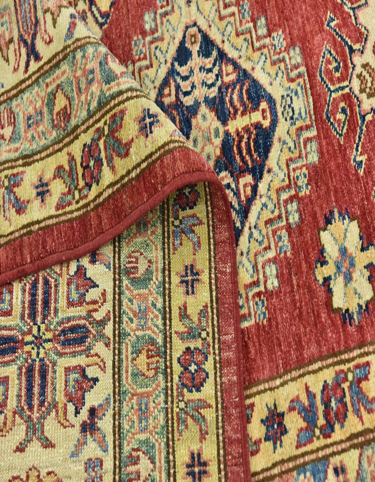 Detail image of  7' x 9' 9  Hand Knotted Kazak Oriental Rug