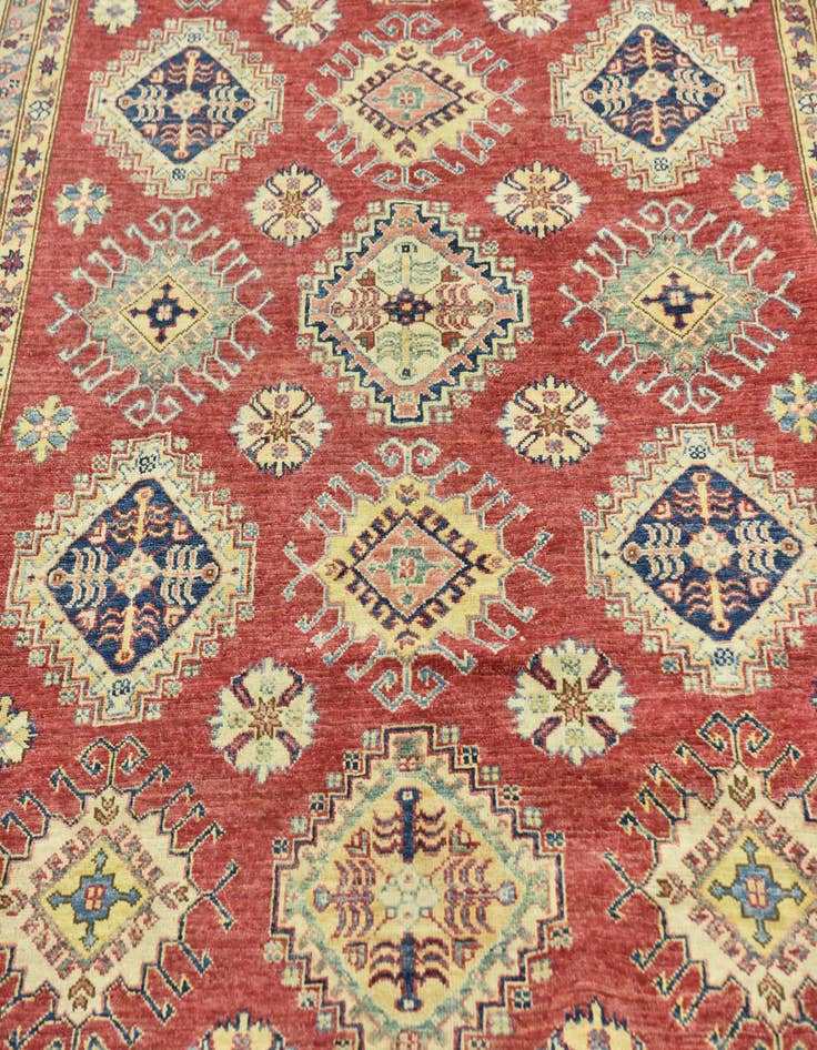 Detail image of  7' x 9' 9  Hand Knotted Kazak Oriental Rug