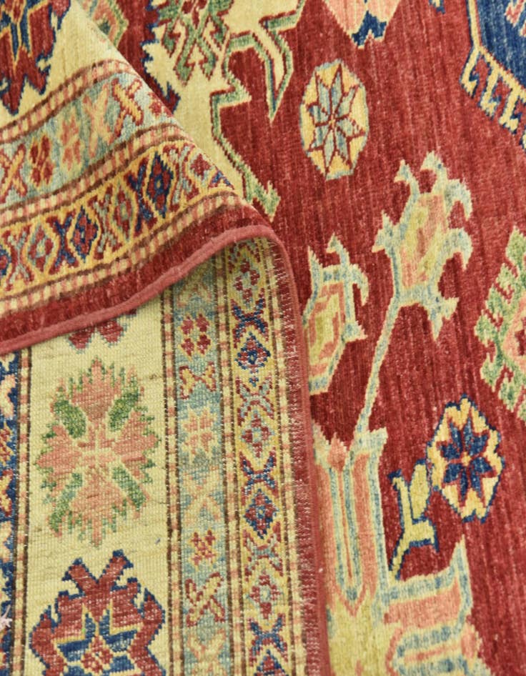 Detail image of  6' 6 x 10' 7  Hand Knotted Kazak Oriental Rug