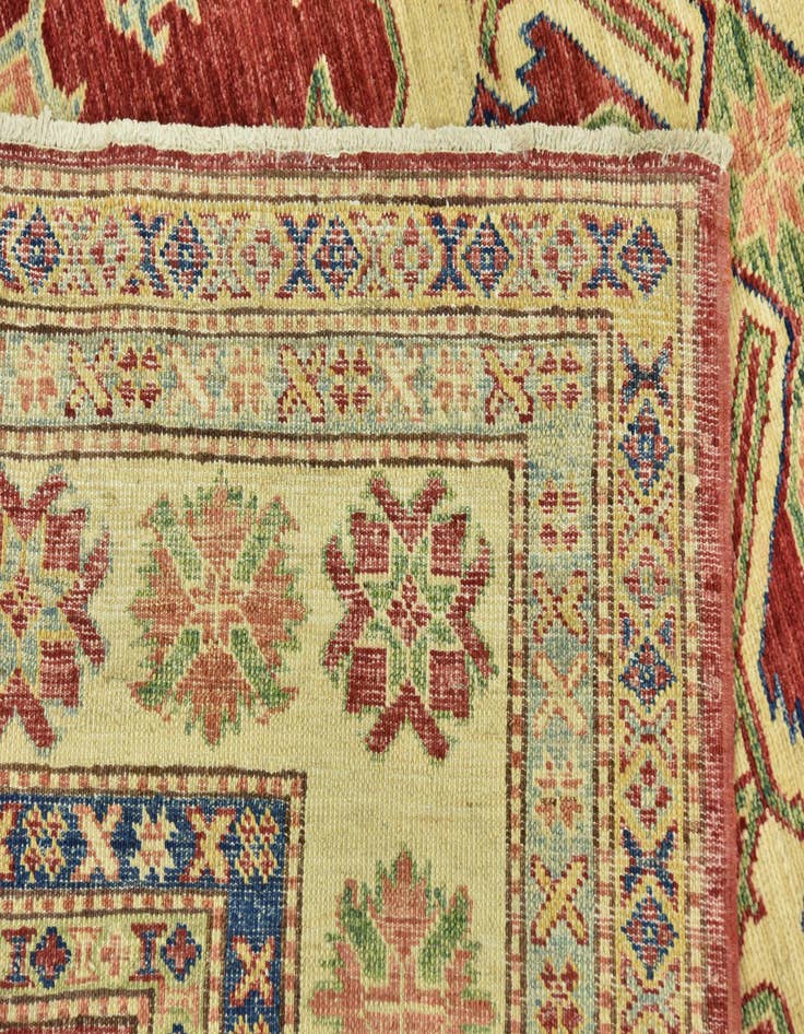 Detail image of  6' 6 x 10' 7  Hand Knotted Kazak Oriental Rug