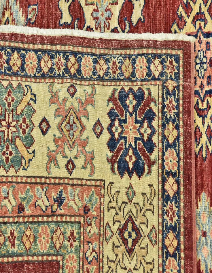 Detail image of  6' 8 x 10' 3  Hand Knotted Kazak Oriental Rug