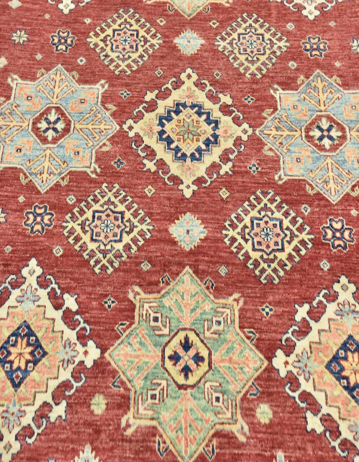 Detail image of  6' 8 x 10' 3  Hand Knotted Kazak Oriental Rug