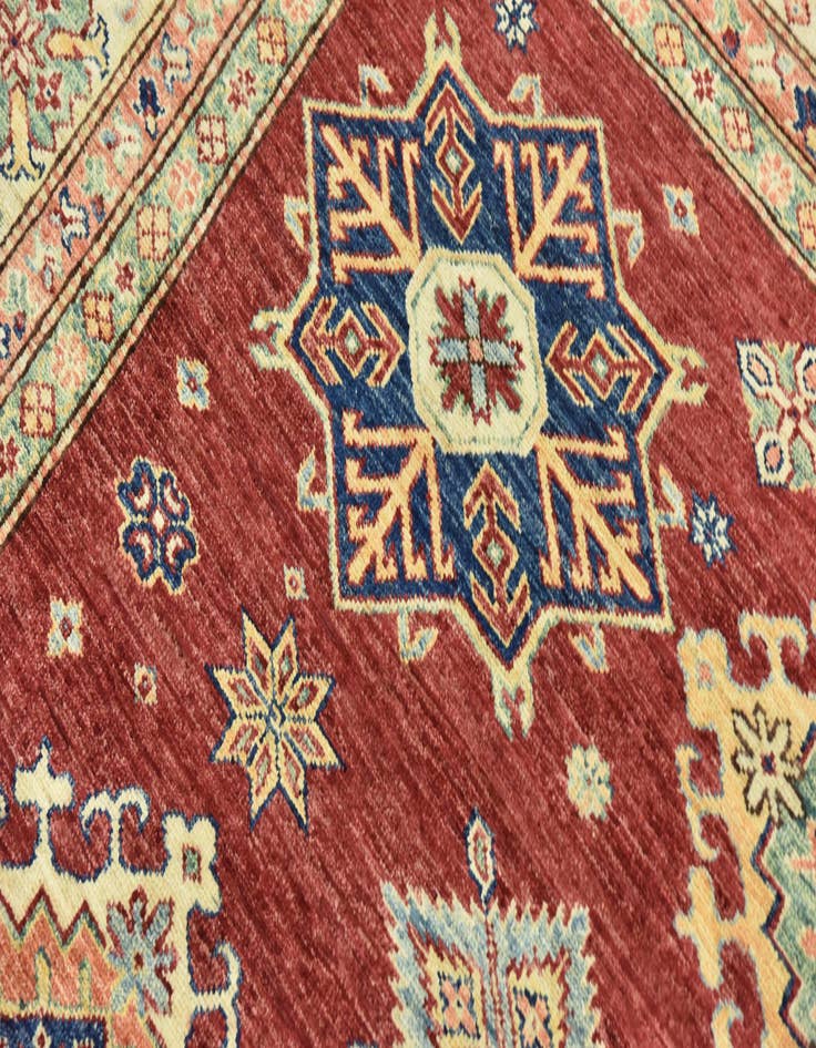 Detail image of  6' 8 x 10' 3  Hand Knotted Kazak Oriental Rug