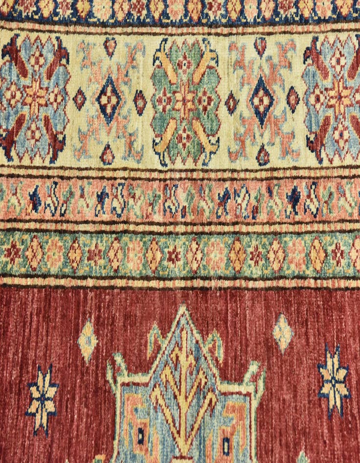 Detail image of  6' 8 x 10' 3  Hand Knotted Kazak Oriental Rug