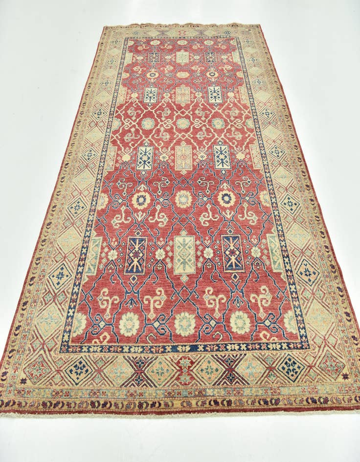 Detail image of  6' 8 x 9' 8  Hand Knotted Kazak Oriental Rug