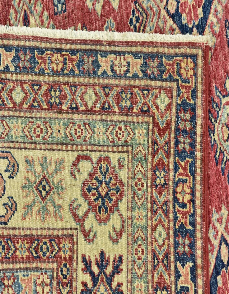 Detail image of  6' 4 x 10' 3  Hand Knotted Kazak Oriental Rug