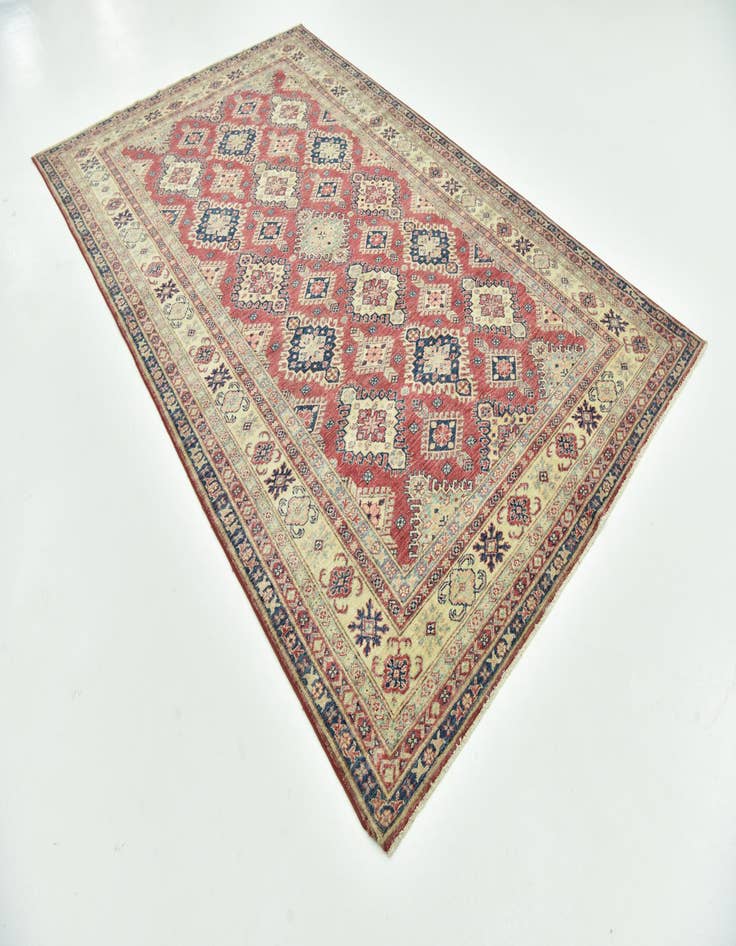 Detail image of  6' 4 x 10' 3  Hand Knotted Kazak Oriental Rug