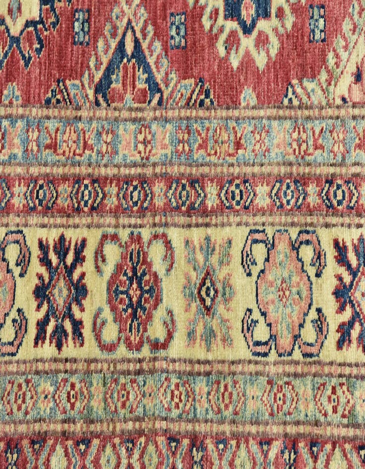 Detail image of  6' 4 x 10' 3  Hand Knotted Kazak Oriental Rug