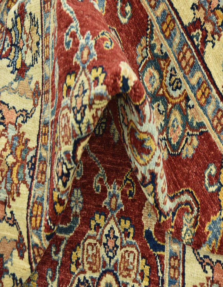 Detail image of  3' 1 x 5'  Hand Knotted Kazak Rug