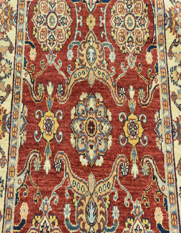 Detail image of  3' 1 x 5'  Hand Knotted Kazak Rug