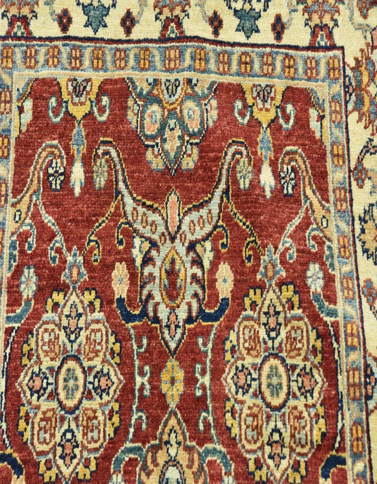 Detail image of  3' 1 x 5'  Hand Knotted Kazak Rug