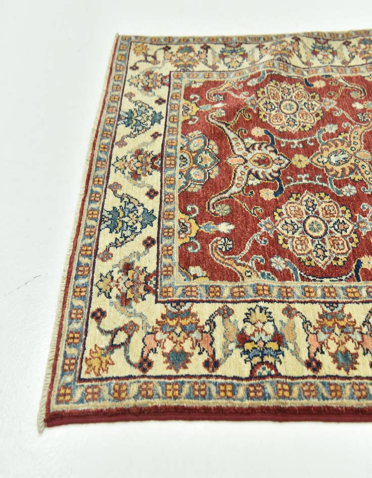 Detail image of  3' 1 x 5'  Hand Knotted Kazak Rug