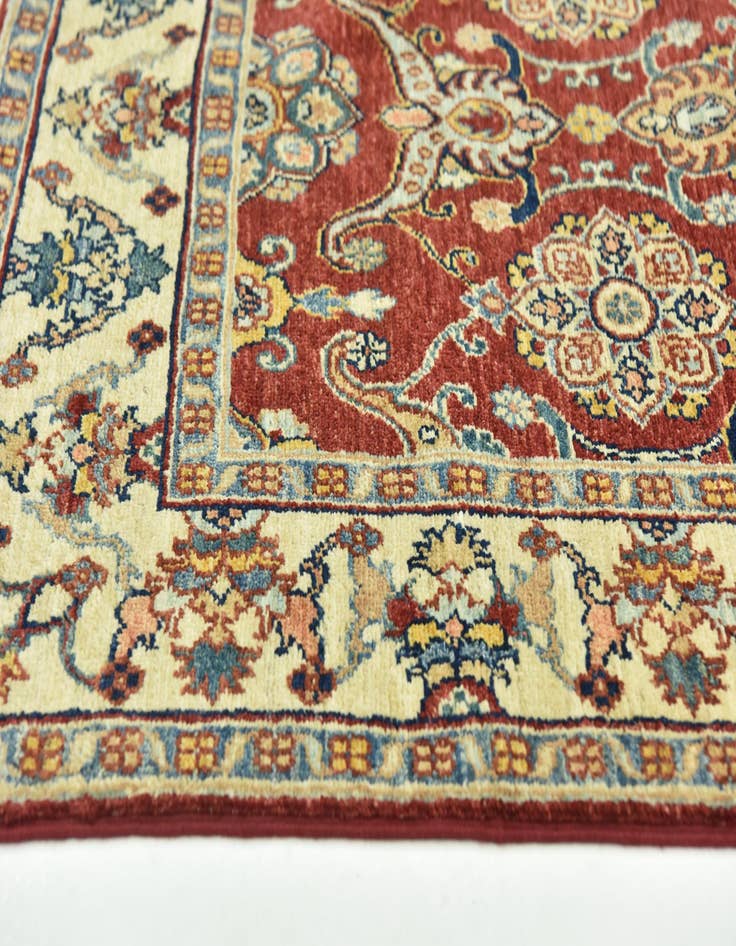 Detail image of  3' 1 x 5'  Hand Knotted Kazak Rug