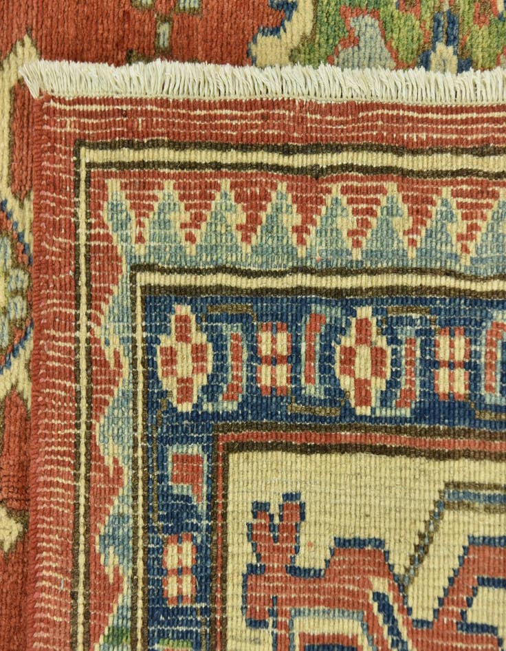 Detail image of  6' 1 x 9' 10  Hand Knotted Kazak Rug