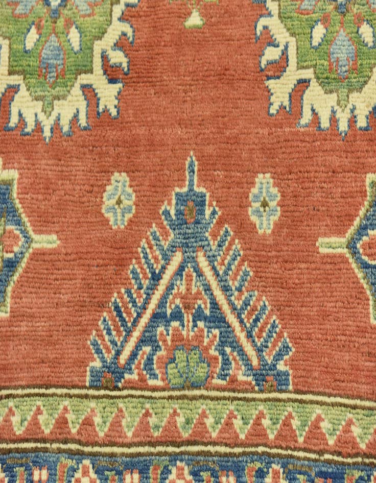 Detail image of  6' 1 x 9' 10  Hand Knotted Kazak Rug