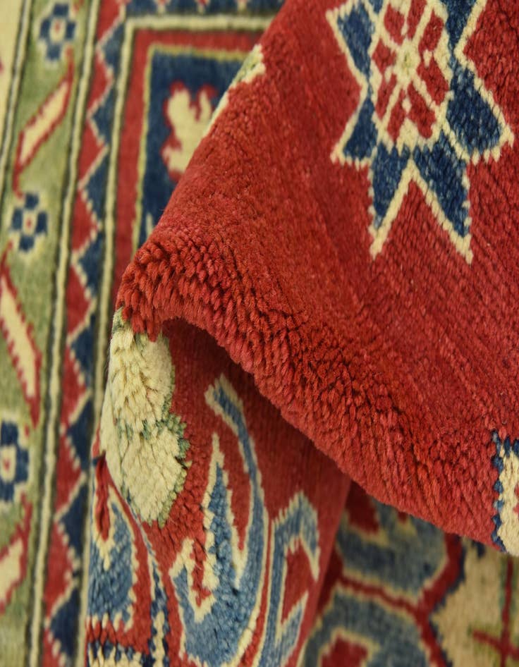 Detail image of  6' 8 x 9' 8  Hand Knotted Kazak Rug