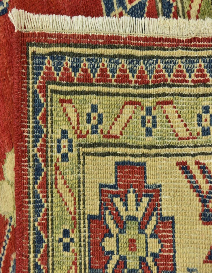 Detail image of  6' 8 x 9' 8  Hand Knotted Kazak Rug