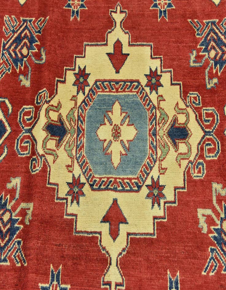 Detail image of  6' 8 x 9' 8  Hand Knotted Kazak Rug