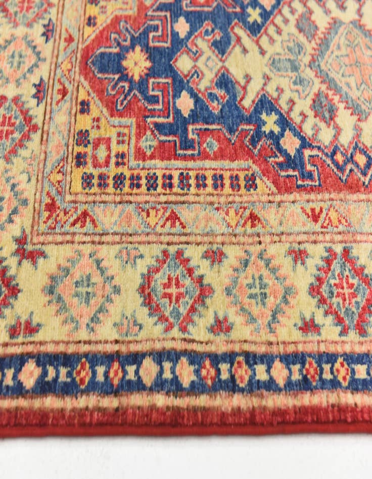Detail image of  2' 9 x 4'  Hand Knotted Kazak Oriental Rug
