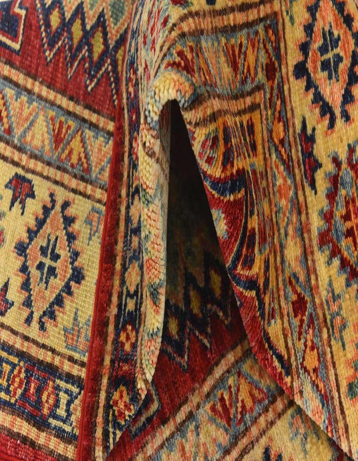 Detail image of  2' 10 x 4' 2  Hand Knotted Kazak Oriental Rug