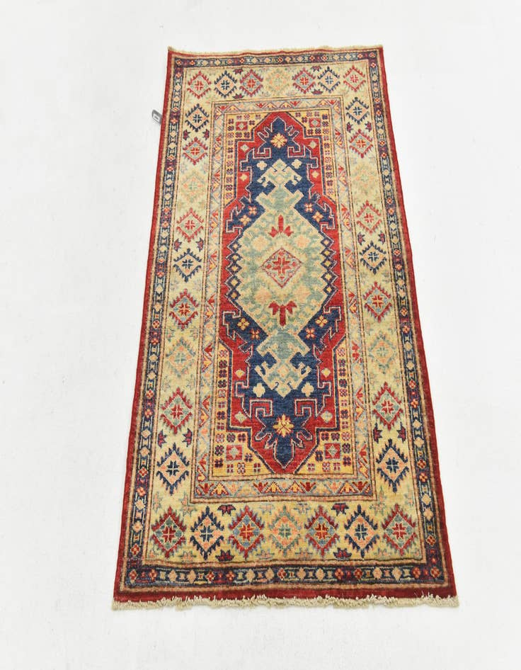 Detail image of  2' 10 x 4' 2  Hand Knotted Kazak Oriental Rug